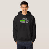 Joke Loading Bitte warten Bar Spaß stehen Hoodie (Vorne ganz)
