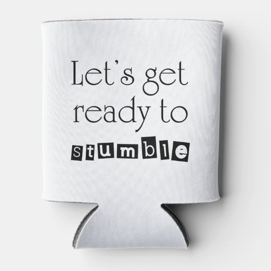 Joke lustige Biergeschenke für Freunde Dosenkühler (Vorderseite)