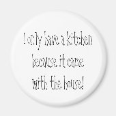 Joke novelty zitiert Geschenke lustige Küchenmagne Magnet (Vorne)