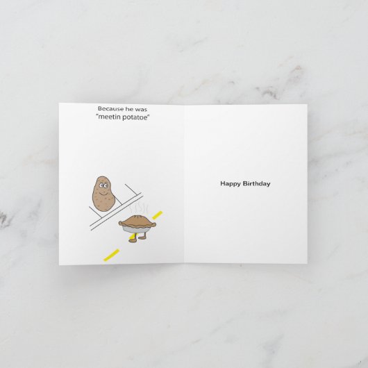 joke : pie karte (Innenseite)