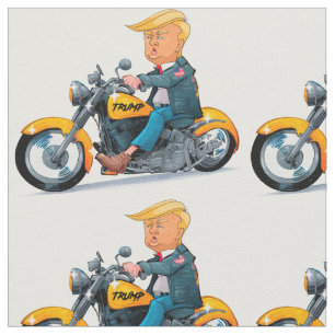 Joke President Donald Trump biker - Meme Stoff