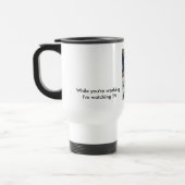 Joke Tasse Katze mit rostfreier Zunge (Links)
