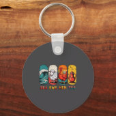 Joke Tea Ewe Sea Saying Quote Hen Schlüsselanhänger (Vorderseite)