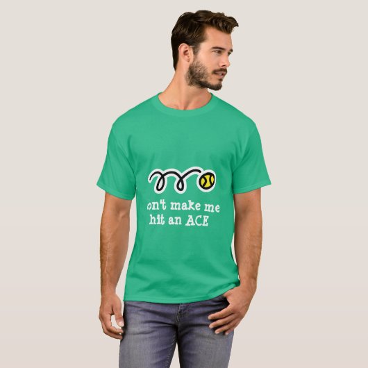Joke Tennis to Shirt mit lustigem Textmotto (Vorne ganz)