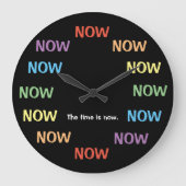 Joke Uhren die Zeit ist jetzt Joke Clock (Vorderseite)