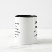 Joke: Was ist ein Insolvenzverwalter? Tasse (Zentrum)