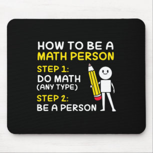 Joke, wie man eine mathematische Person glücklich  Mousepad