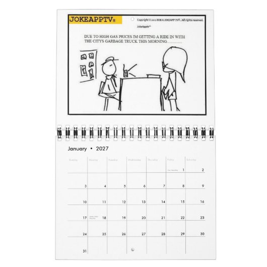 JOKEAPP TV ® Cartoon Kalender 2014 (Jan 2027)