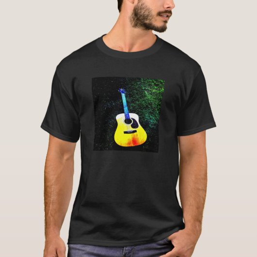 JokeAppTvMusic Gitarren-T-Shirt T-Shirt (Vorderseite)