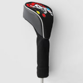 Joker-Aufkleber für Golfspieler Golf Headcover (angewinkelt)