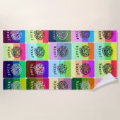 Joker-Badetuch Milliamperestunde Jongg Strandtuch (Vorderseite)