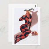 Joker Button hoch Postkarte (Vorne/Hinten)