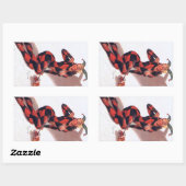 Joker Button hoch Rechteckiger Aufkleber (Blatt)