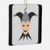 Joker Card Emoji Keramikornament (Rechts)
