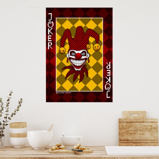 Joker Card Poster (Küche)