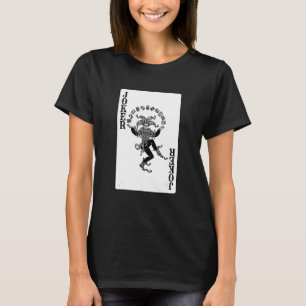 Joker Casino Poker Kartenspiele Schwarze Karten T-Shirt