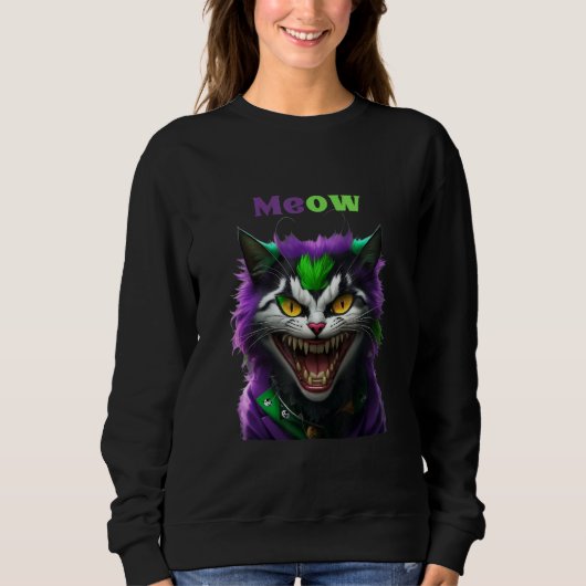 Joker Cat Tote Sweatshirt (Vorderseite)