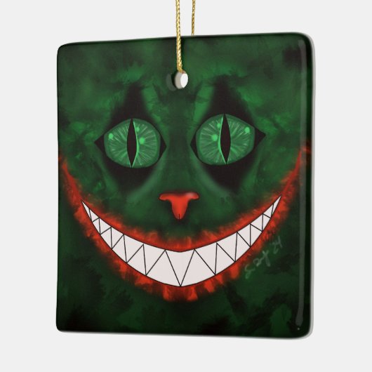 Joker Cheshire Keramikornament (Links)