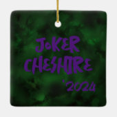 Joker Cheshire Keramikornament (Rückseite)