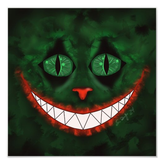 Joker Cheshire Print Fotodruck (Vorne)