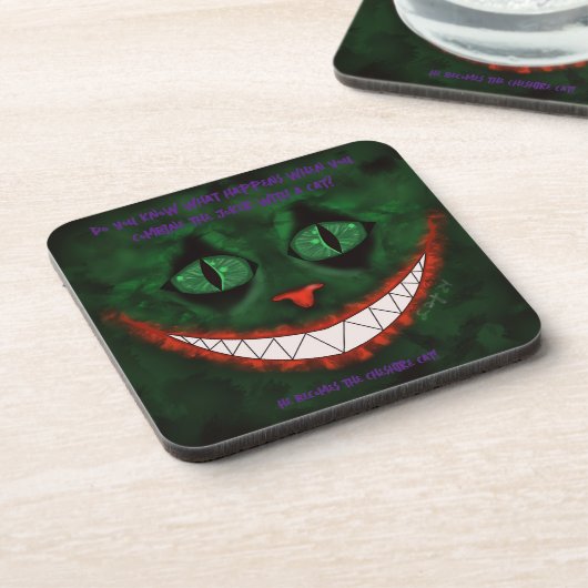 Joker Cheshire Untersetzer (Linke Seite)