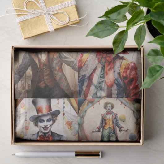 Joker Collage 1 Decoupage Paper Seidenpapier (Geschenk)