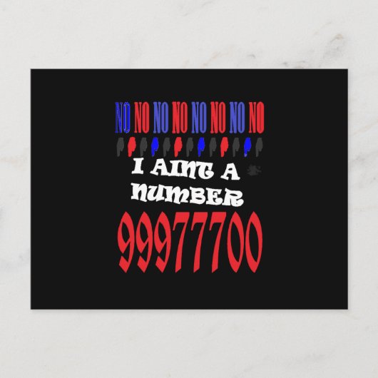 Joker-Design-Wörter und dunkle Farben Postkarte (Vorderseite)