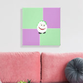 Joker Ei Wrapped Canvas Leinwanddruck (Insitu (Wohnzimmer))