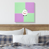 Joker Ei Wrapped Canvas Leinwanddruck (Insitu (Schlafzimmer))