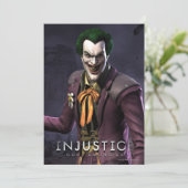 Joker Einladung (Stehend Vorderseite)