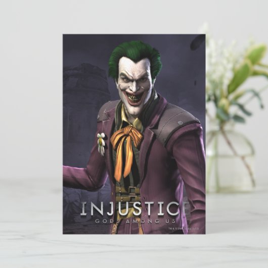 Joker Einladung (Stehend Vorderseite)