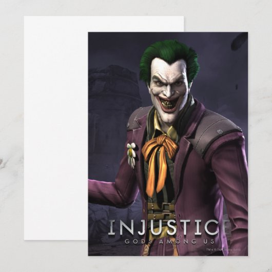 Joker Einladung (Vorne/Hinten)