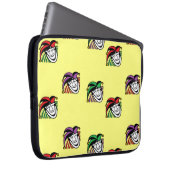 Joker farbige Hüte gelb Laptopschutzhülle (Vorne Rechts)