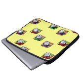 Joker farbige Hüte gelb Laptopschutzhülle (Vorne Knopf)