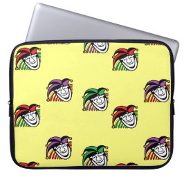 Joker farbige Hüte gelb Laptopschutzhülle