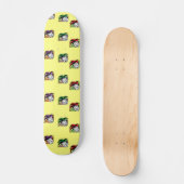 Joker farbige Hüte gelb Skateboard (Vorderseite)