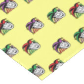 Joker farbige Hüte gelb Tischdecke (Schrägansicht)