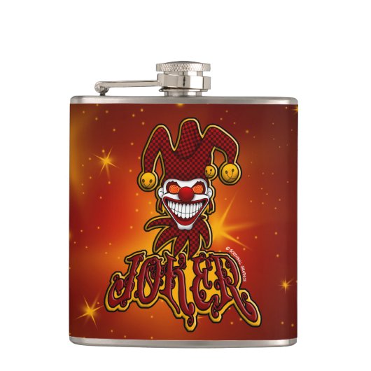 Joker Flachmann (Vorderseite)