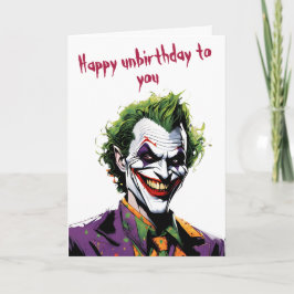 Joker Geburtstagskarte Karte