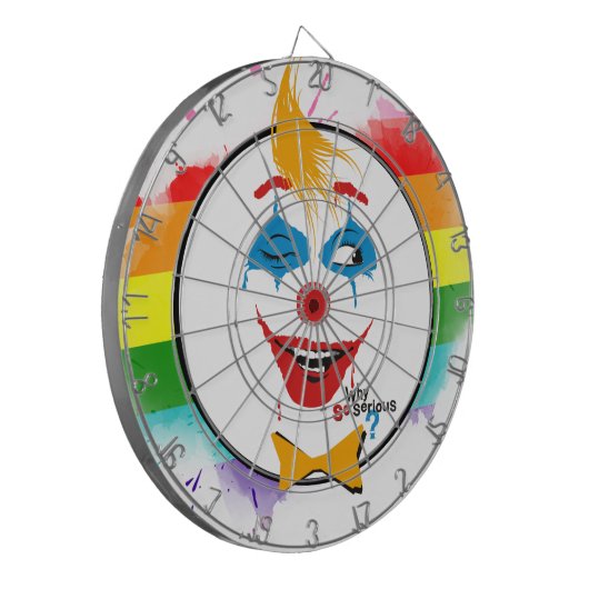 Joker gegenüber Creative Dart Board Dartscheibe (Vorderseite Links)