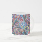 Joker-Gesichts-Tasse Mattglastasse (VorderseiteRechts)