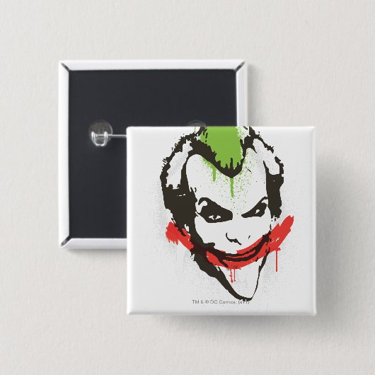 Joker Graffiti Button (Vorne & Hinten)