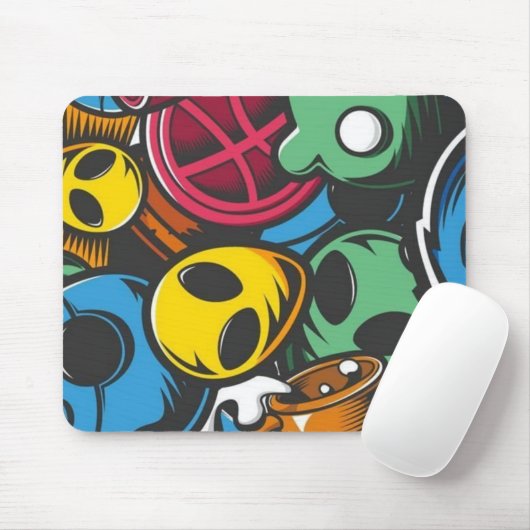 Joker Graffiti Mousepad (Mit Mouse)