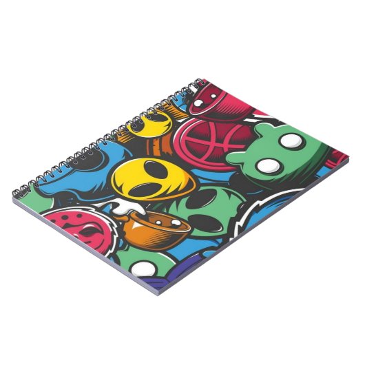 Joker Graffiti Notizblock (Linke Seite)