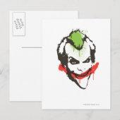 Joker Graffiti Postkarte (Vorne/Hinten)