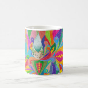 Joker im wilden kaffeetasse