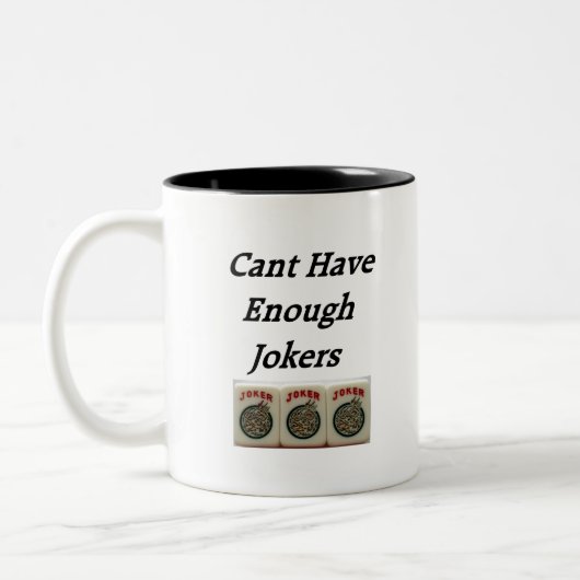 JOKER IN MAH-JONGG ZWEIFARBIGE TASSE (Links)
