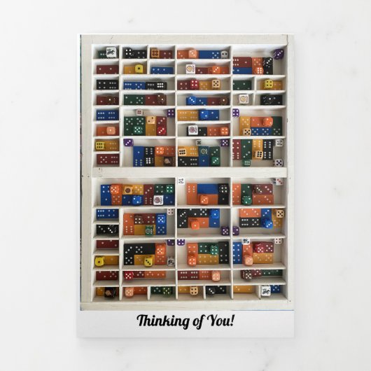 Joker-Karte Dreifach Gefaltete Karte (Cover)