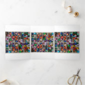 Joker-Karte Dreifach Gefaltete Karte (Innenseite)