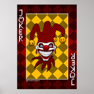 Joker-Karten-Poster Poster